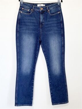 VINEYARD VINES High Rise Straight Leg Jeans Womens 30 Dark Wash Cotton Denim